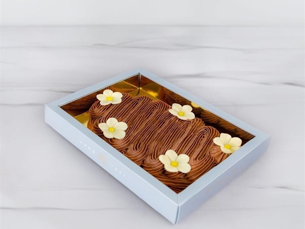 Roomboter cake lam straciatella